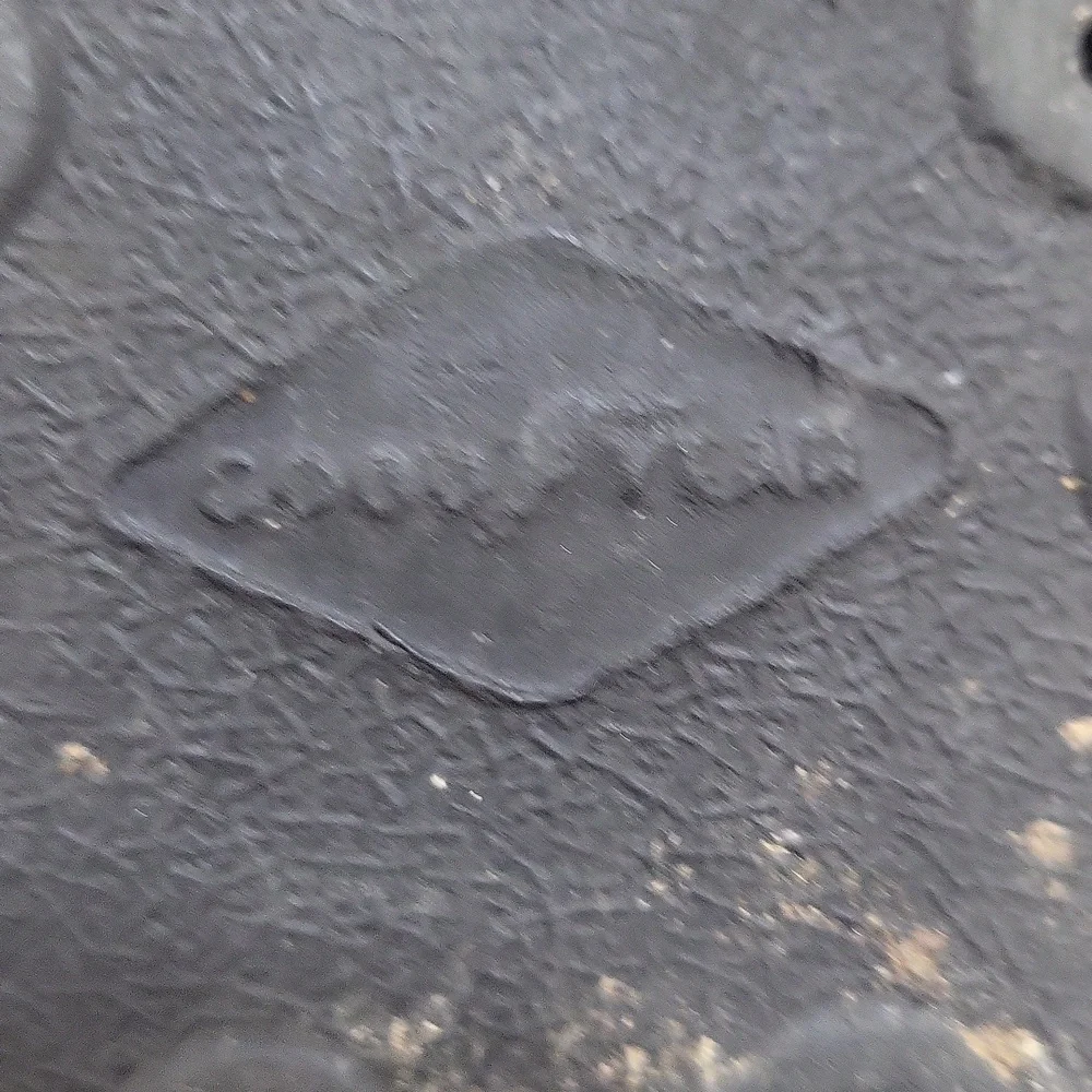 Vintage BF GOODRICH Black Steel Toe Laced Goodyear Heel Combat Boots - 8W - Picture 15 of 16